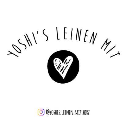 Logo mit Herz, Yoshis Leinen, Mit Herz für den Tierschutz, Induviduelle Hundeleinen und Hundehalsbänder mi Herz für den Tierschutz, Anpassbar, Biothane, Instagram @yoshis.leinen.mit.herz
